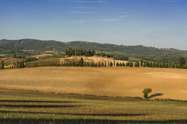 Paesaggio toscano d'autunno vicino a Quarrata