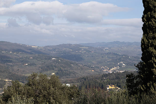 Stradina di campagna tra le colline del Montalbano